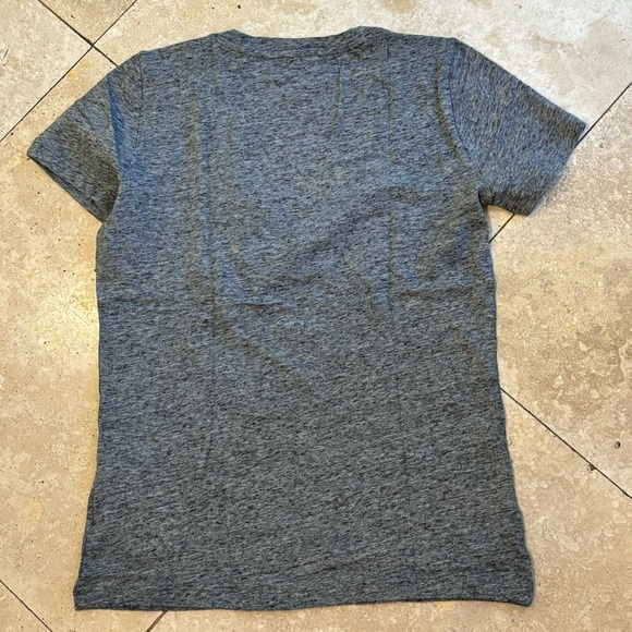 Madewell V-Neck Short Sleeve T-Shirt XXS in Heather Pewter - Picture 11 of 12